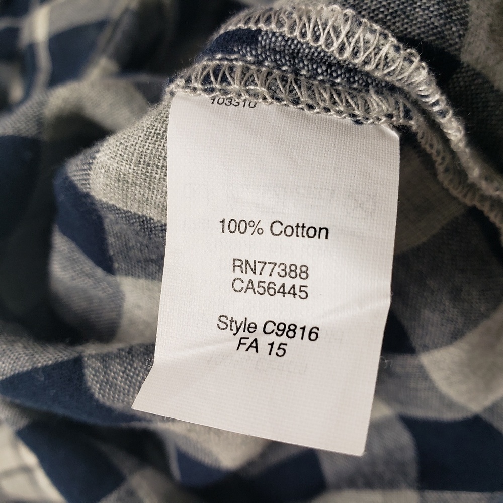 Madewell | Emporia Plaid Oversized Tee | Small - Picture 7 of 8
